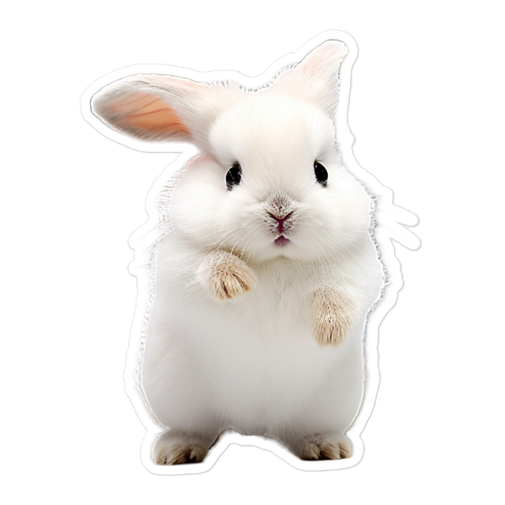 Dwarf Hotot Bunny Sticker - Stickerfy.ai