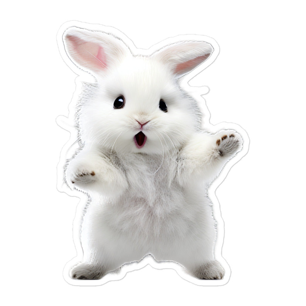 Dwarf Hotot Bunny Sticker - Stickerfy.ai