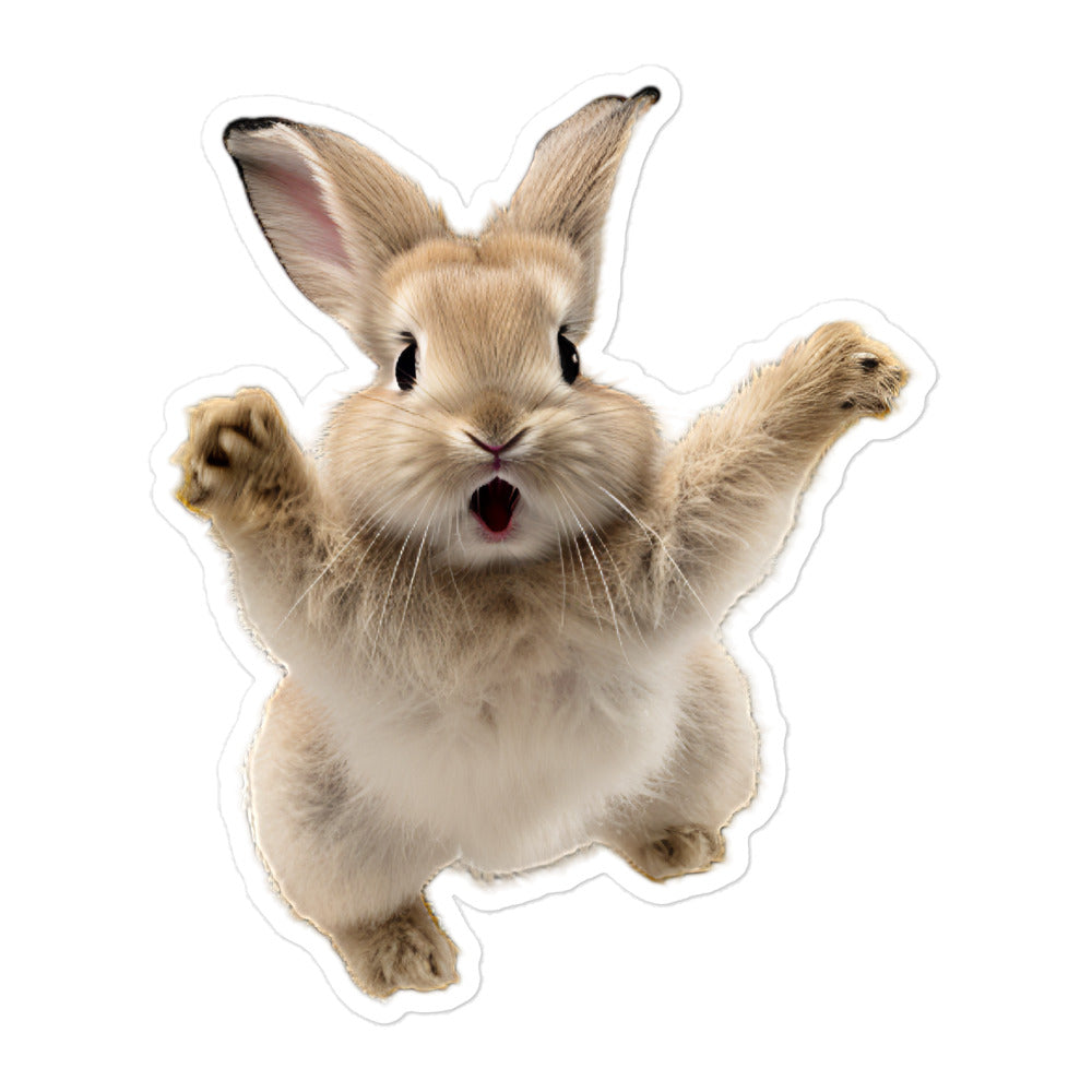 American Fuzzy Lop Bunny Sticker - Stickerfy.ai