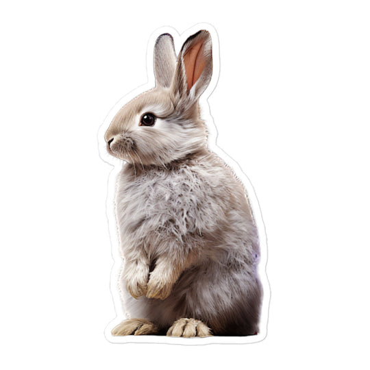 Lilac Bunny Sticker - Stickerfy.ai