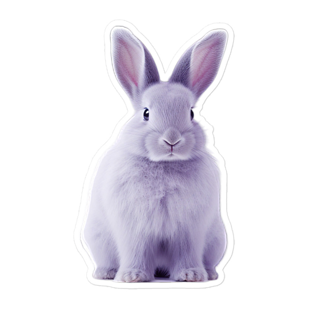 Lilac Bunny Sticker - Stickerfy.ai