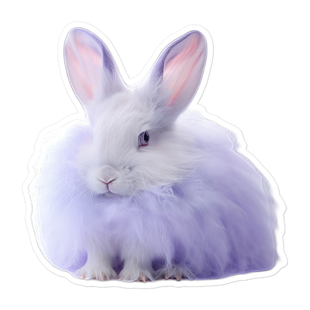 Lilac Bunny Sticker - Stickerfy.ai