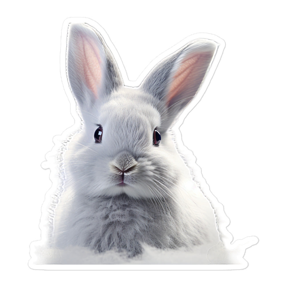 Lilac Bunny Sticker - Stickerfy.ai