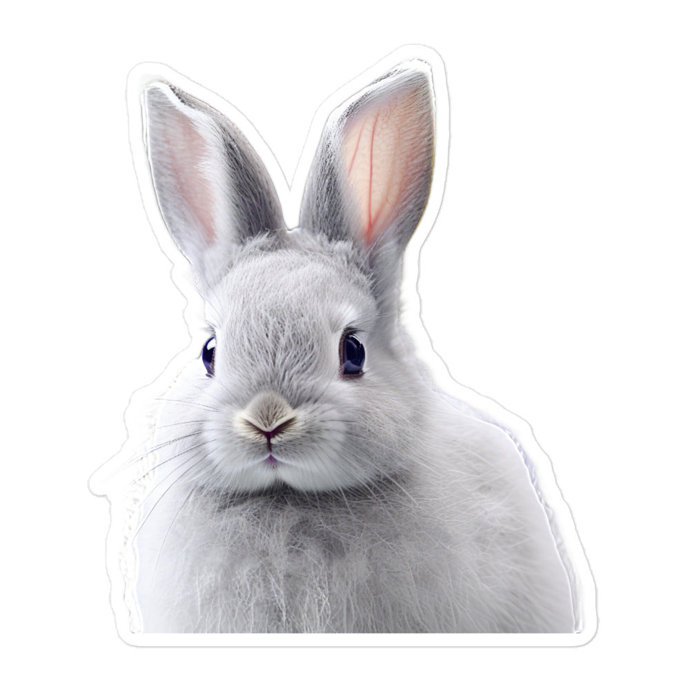 Lilac Bunny Sticker - Stickerfy.ai