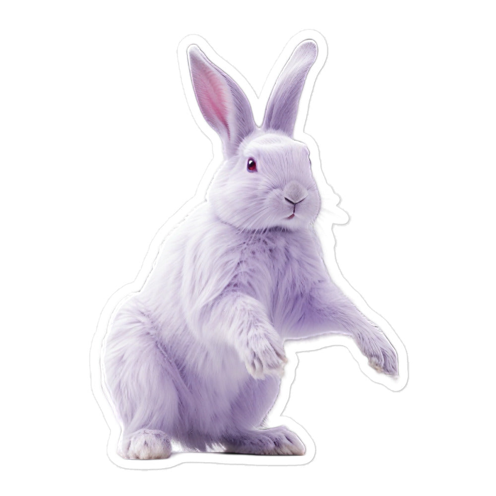 Lilac Bunny Sticker - Stickerfy.ai