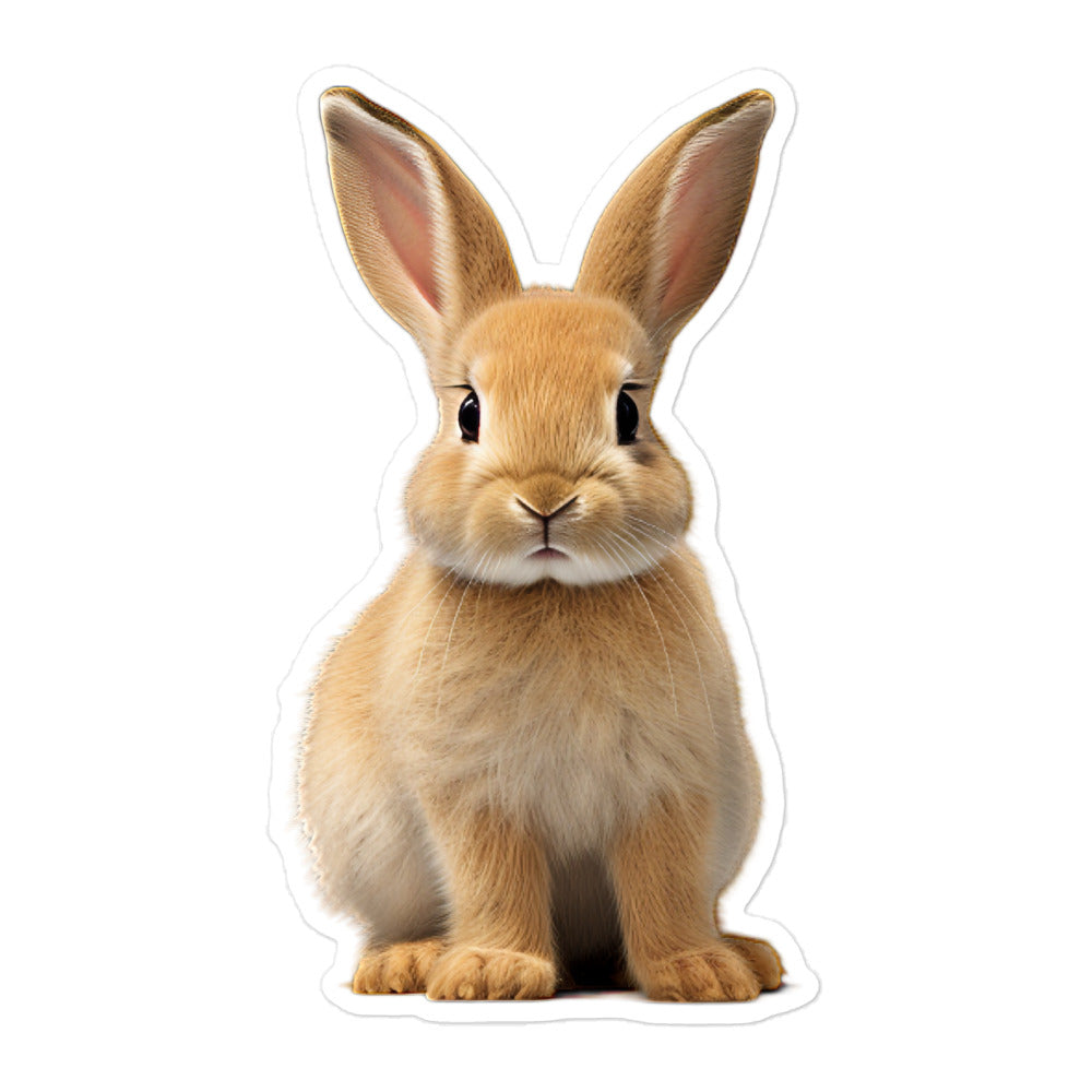 Tan Bunny Sticker - Stickerfy.ai
