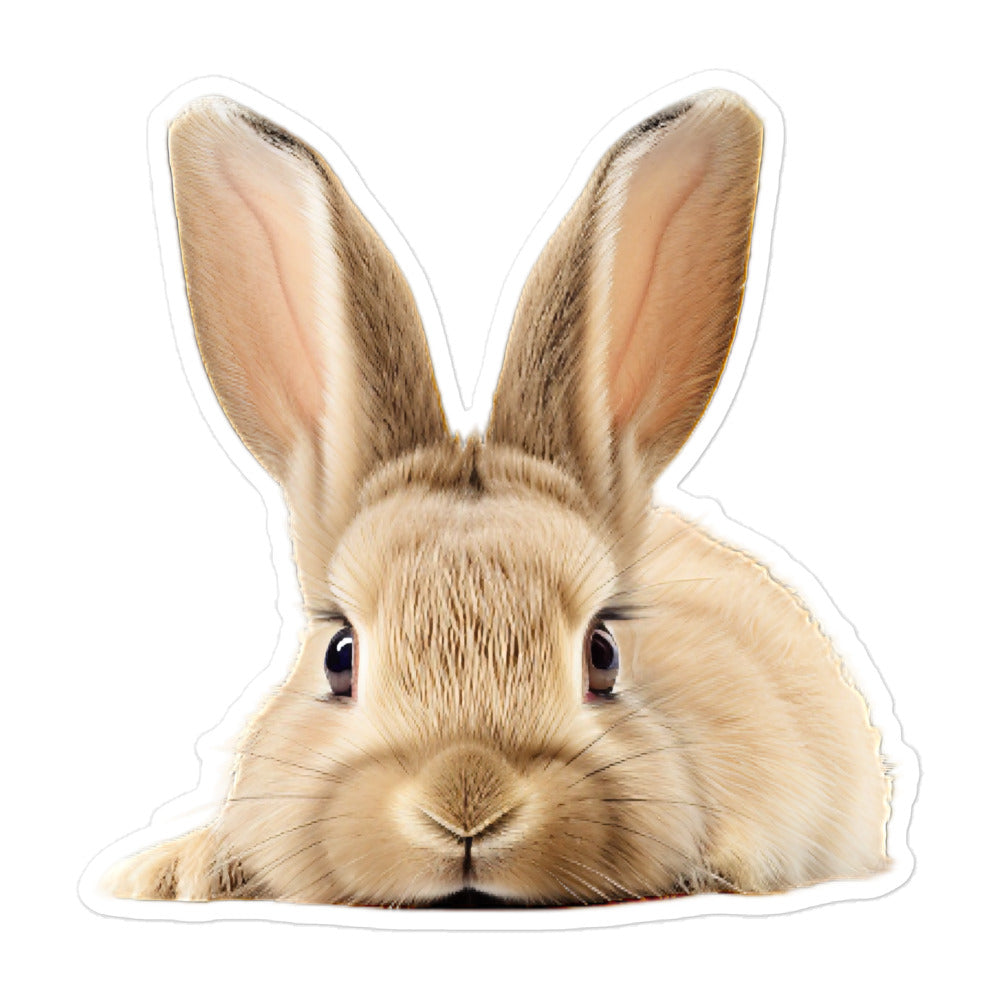 Tan Bunny Sticker - Stickerfy.ai