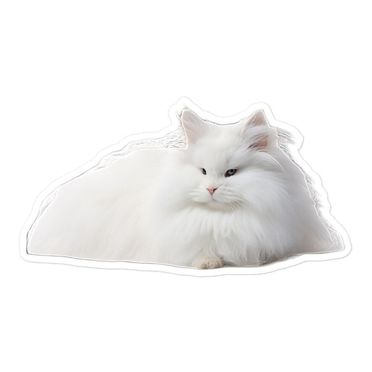 French Angora Bunny Sticker - Stickerfy.ai