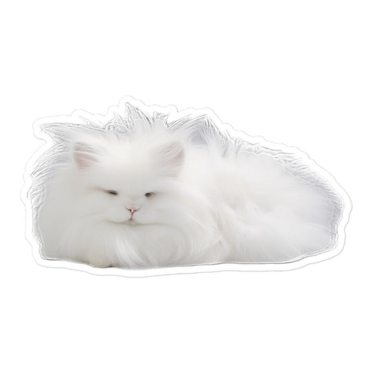 French Angora Bunny Sticker - Stickerfy.ai