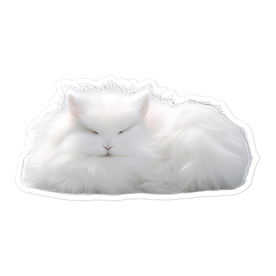 French Angora Bunny Sticker - Stickerfy.ai