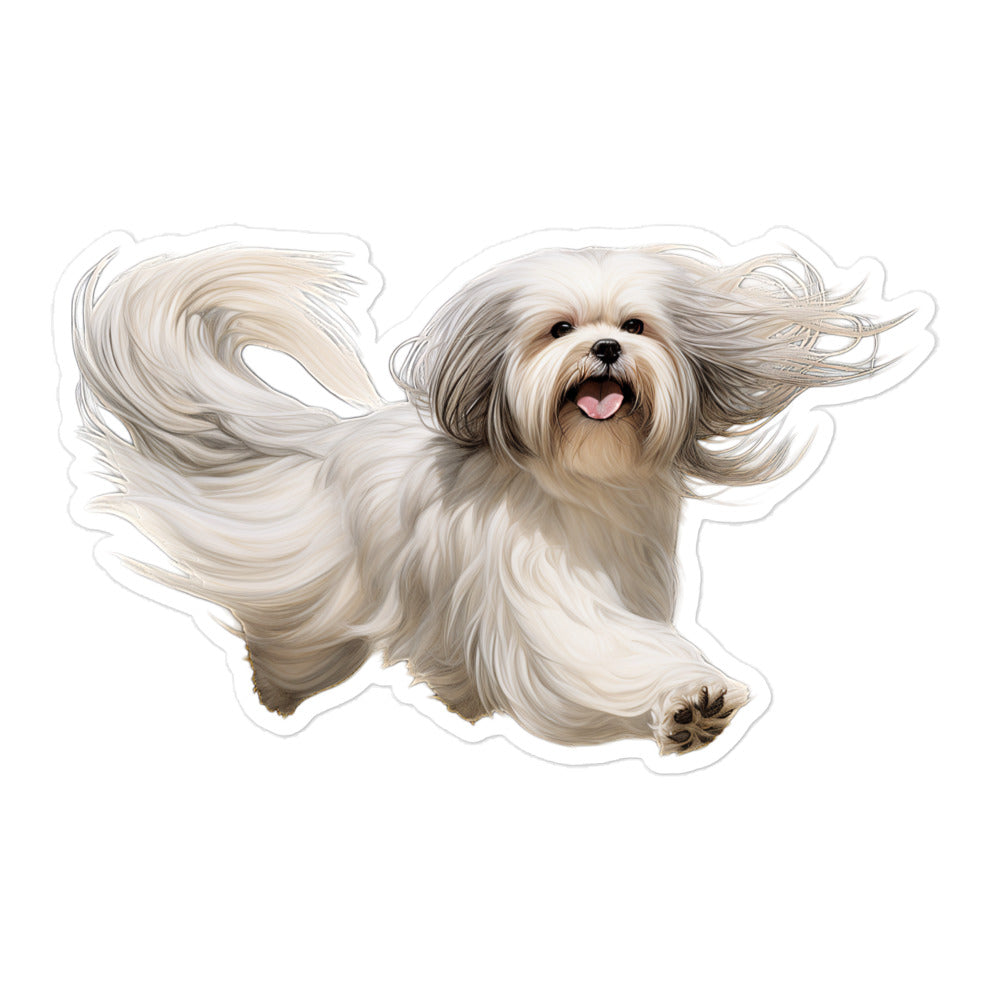 Lhasa Apso Sticker - Stickerfy.ai