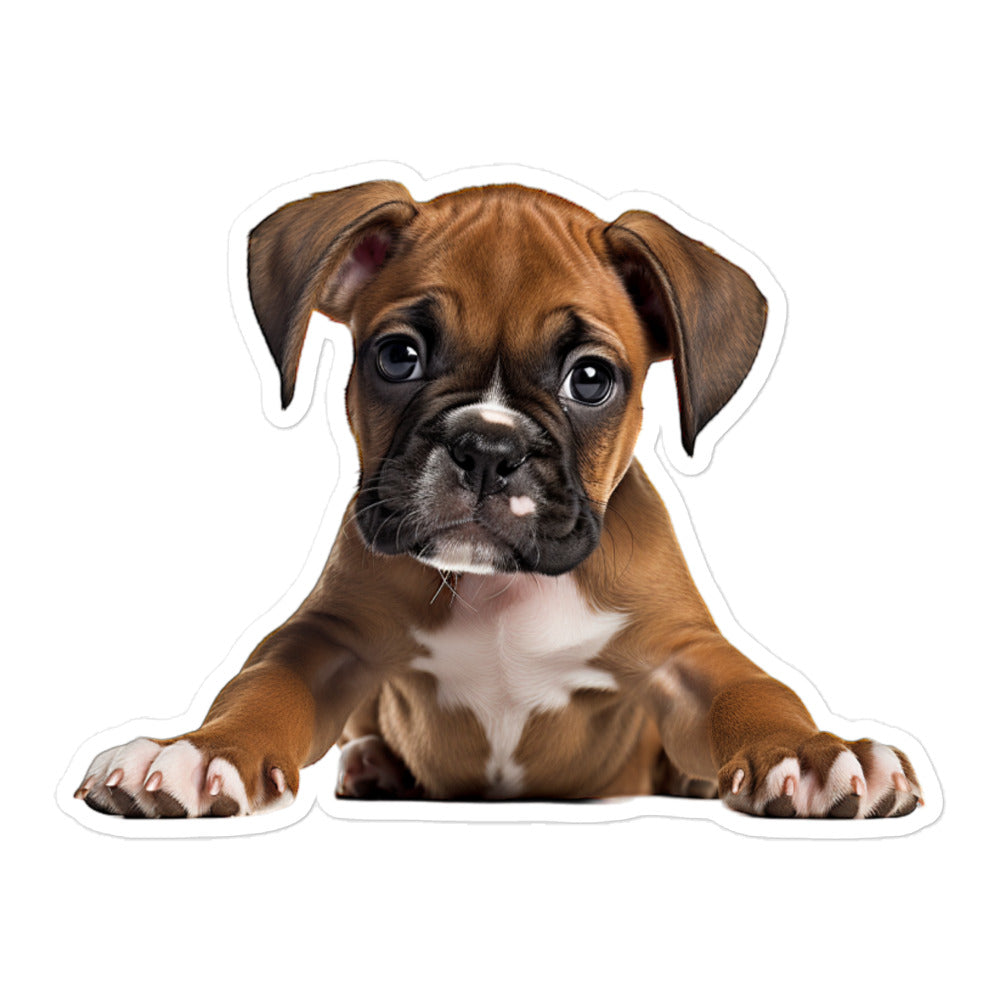 Boxer Sticker - Stickerfy.ai