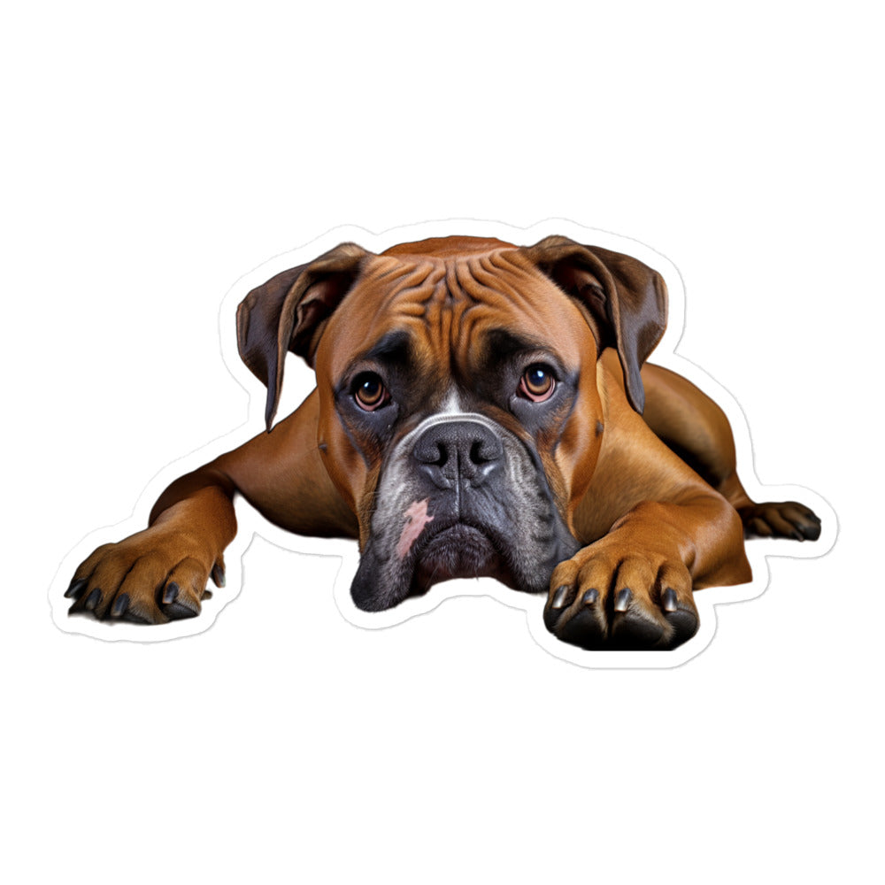 Boxer Sticker - Stickerfy.ai