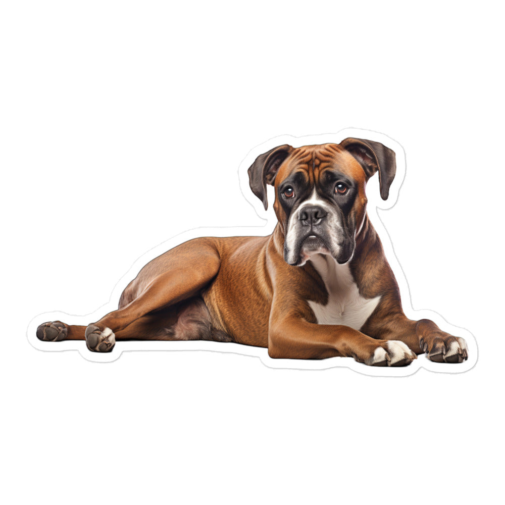 Boxer Sticker - Stickerfy.ai