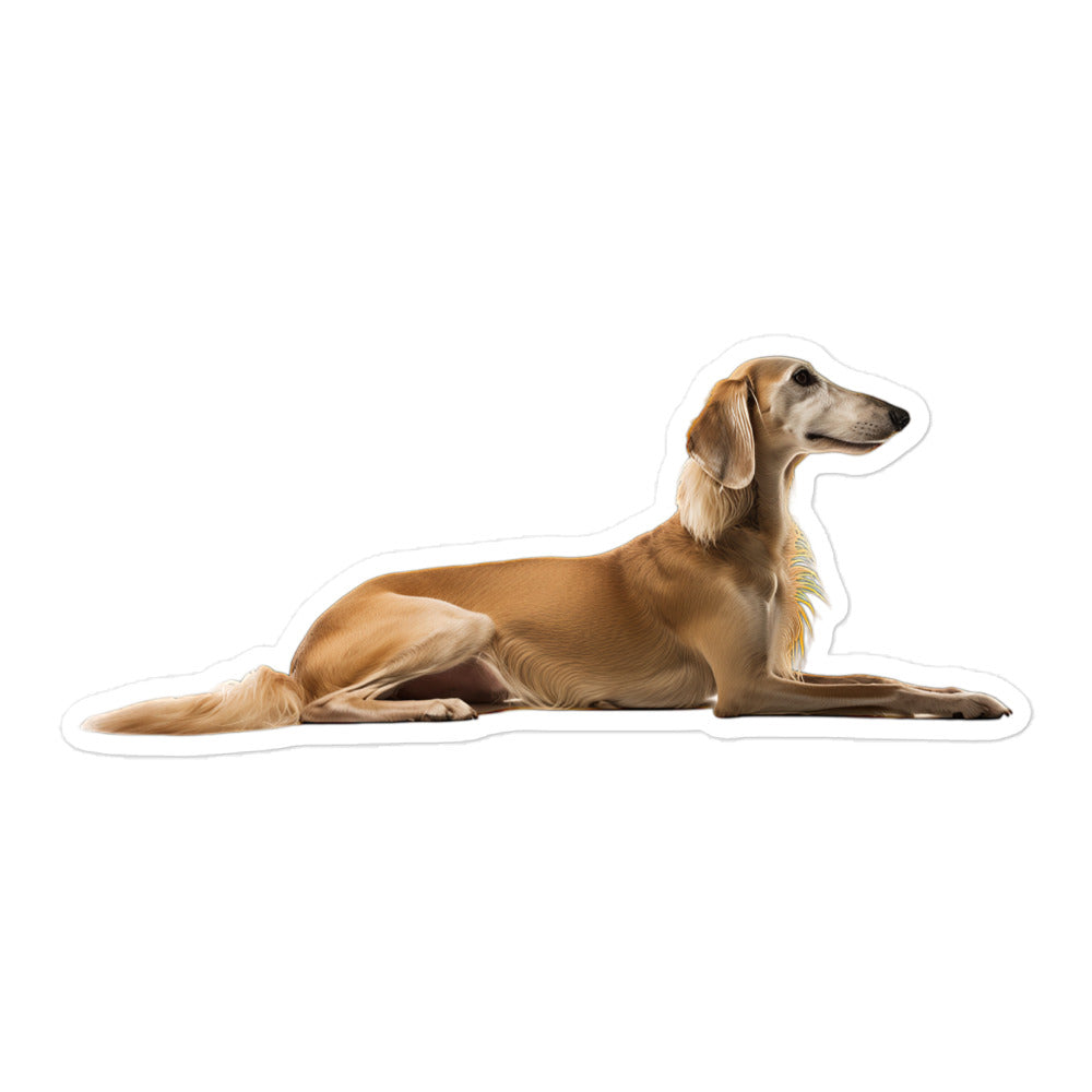Saluki Sticker - Stickerfy.ai