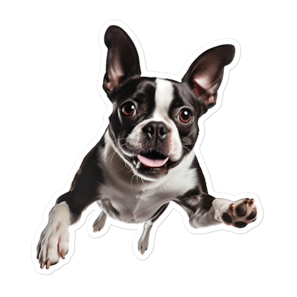 Boston Terrier Sticker - Stickerfy.ai