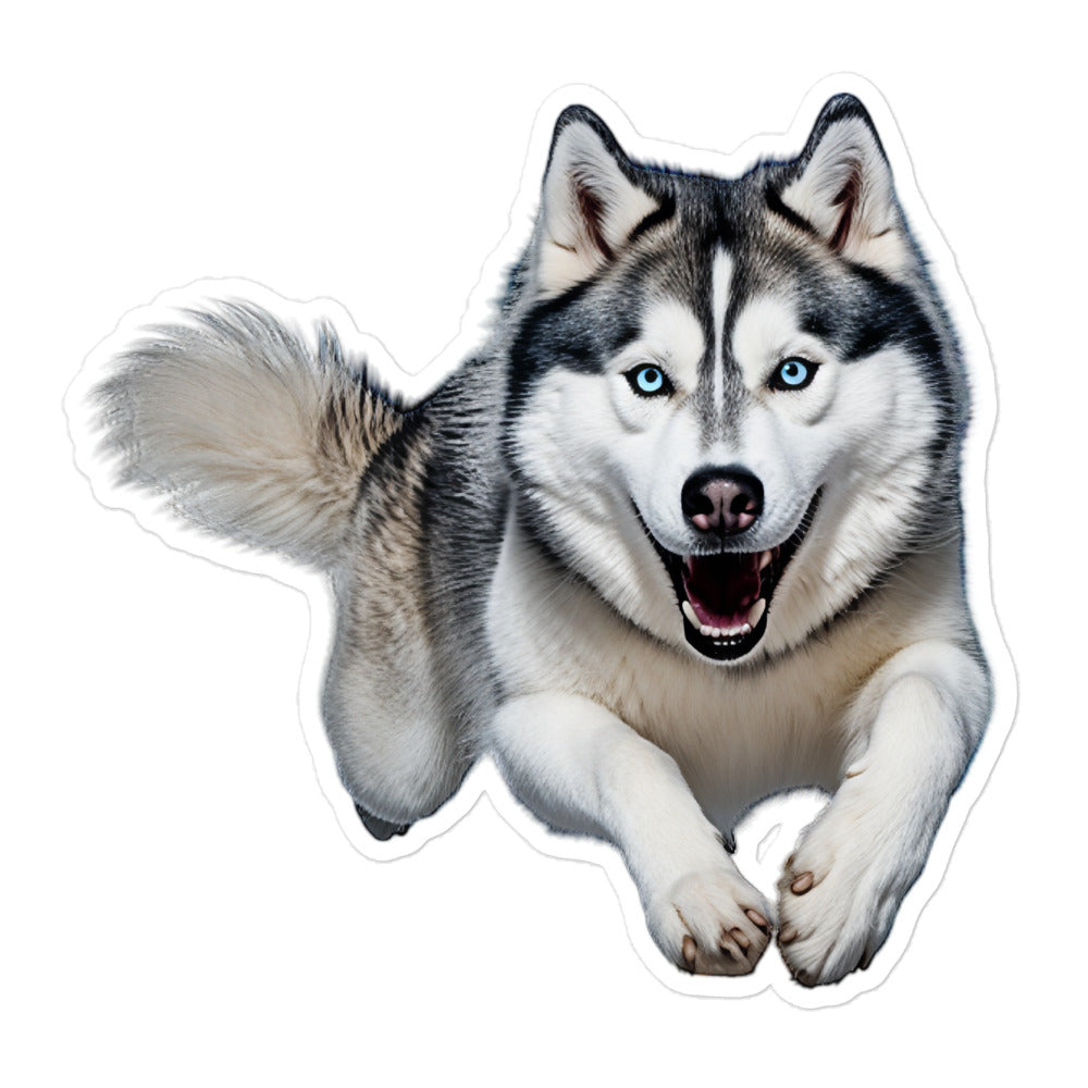 Siberian Husky Sticker - Stickerfy.ai