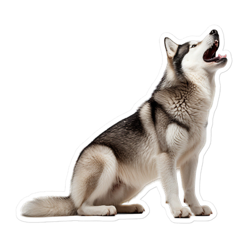 Siberian Husky Sticker - Stickerfy.ai