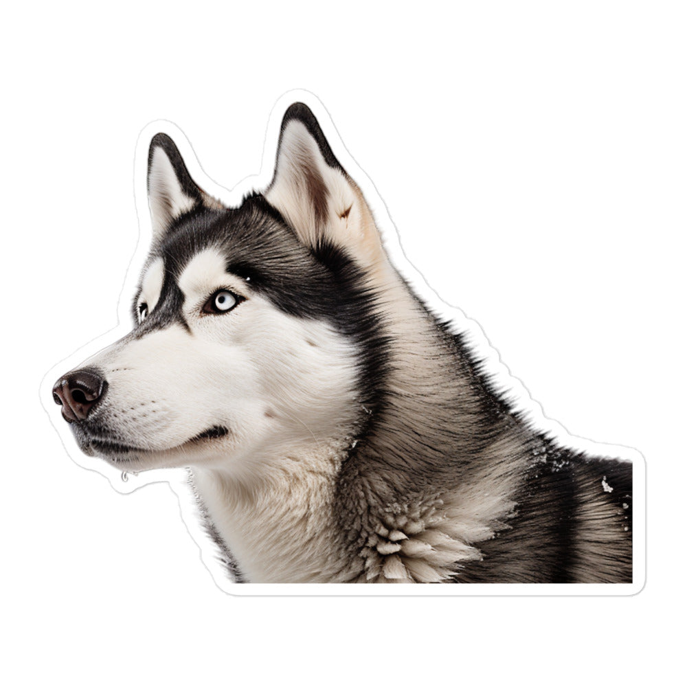 Siberian Husky Sticker - Stickerfy.ai