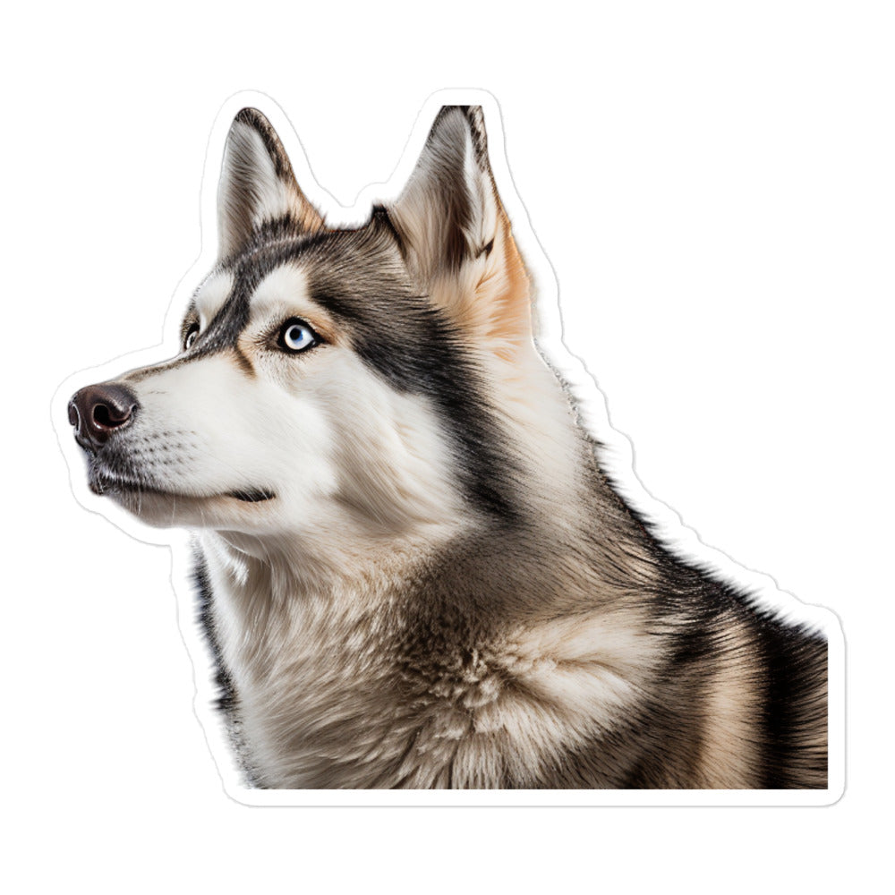 Siberian Husky Sticker - Stickerfy.ai