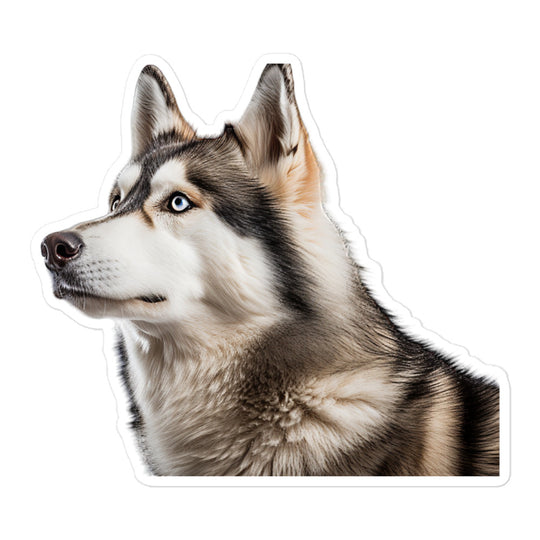 Siberian Husky Sticker - Stickerfy.ai