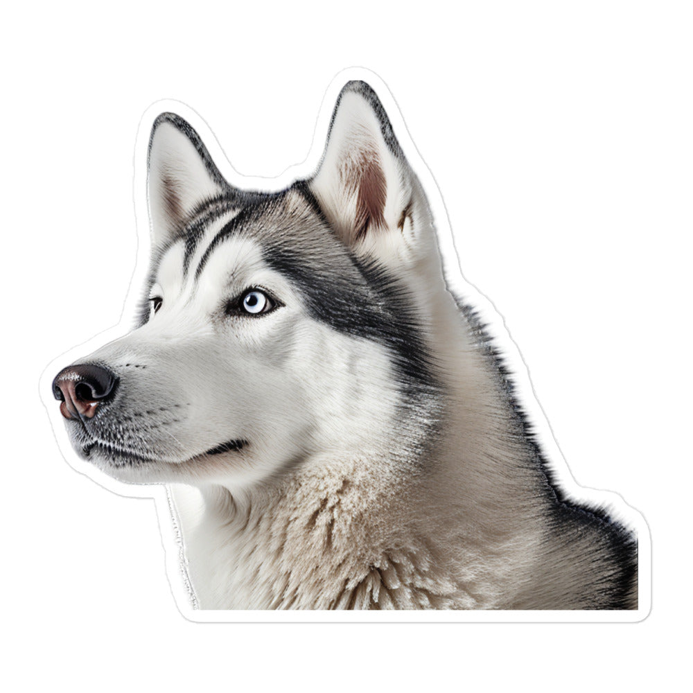 Siberian Husky Sticker - Stickerfy.ai