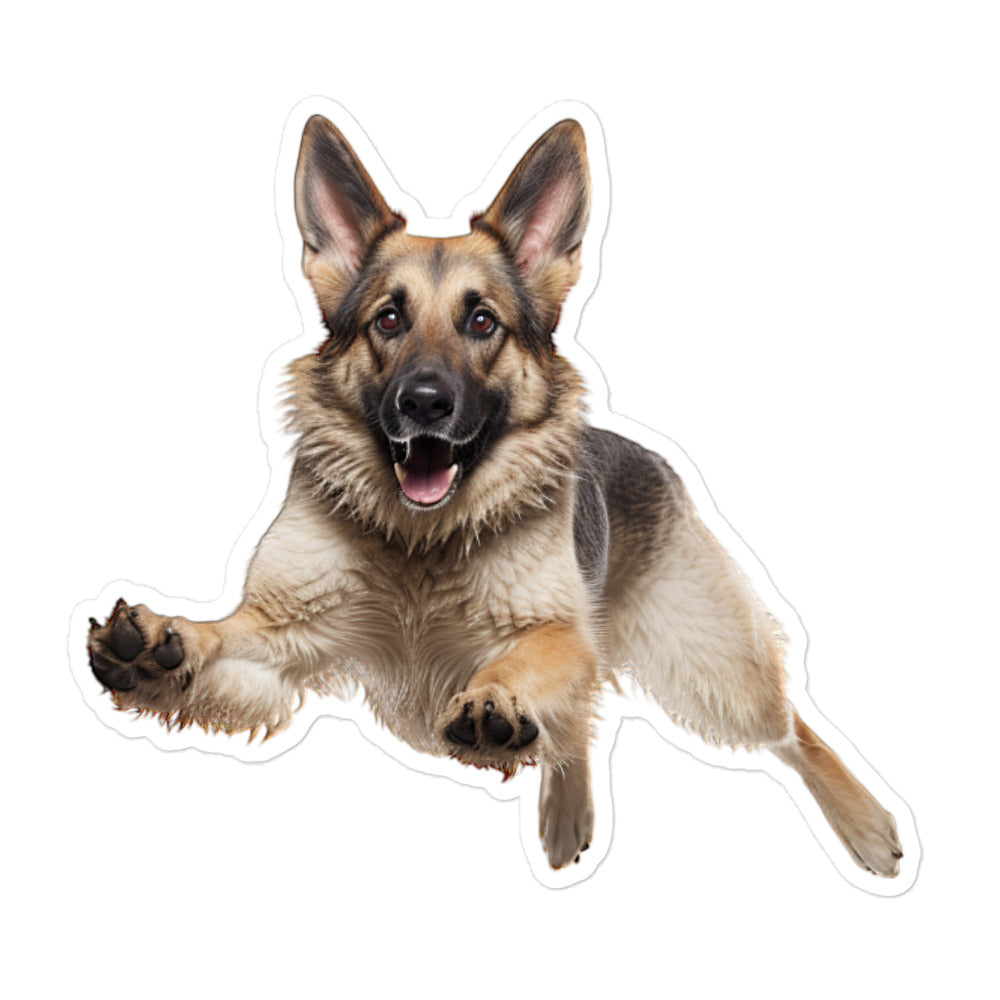 German Shepherd Sticker - Stickerfy.ai