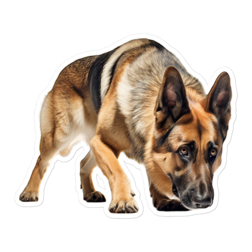 German Shepherd Sticker - Stickerfy.ai