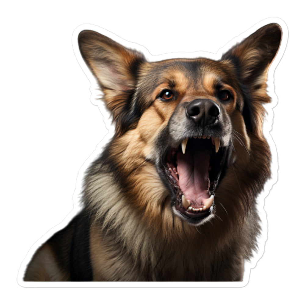 German Shepherd Sticker - Stickerfy.ai