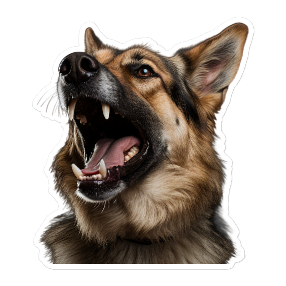 German Shepherd Sticker - Stickerfy.ai