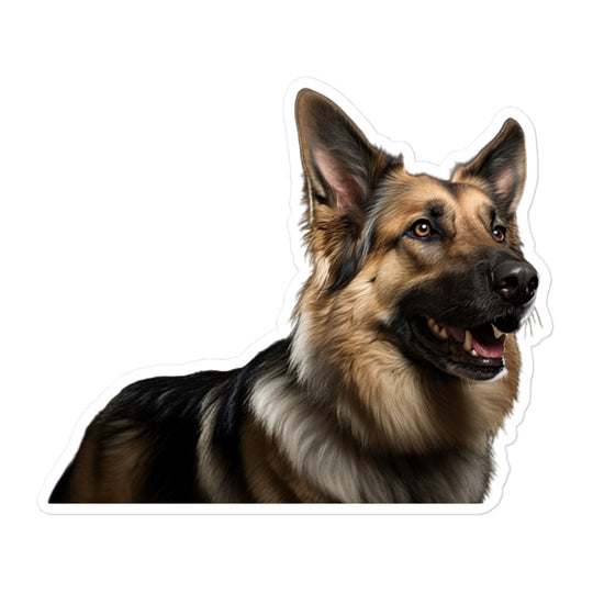 German Shepherd Sticker - Stickerfy.ai