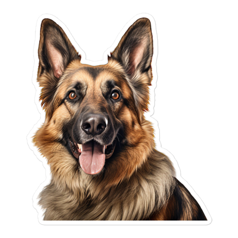 German Shepherd Sticker - Stickerfy.ai