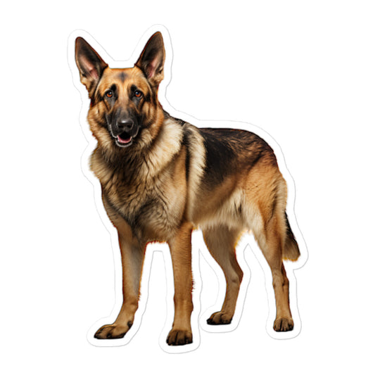 German Shepherd Sticker - Stickerfy.ai