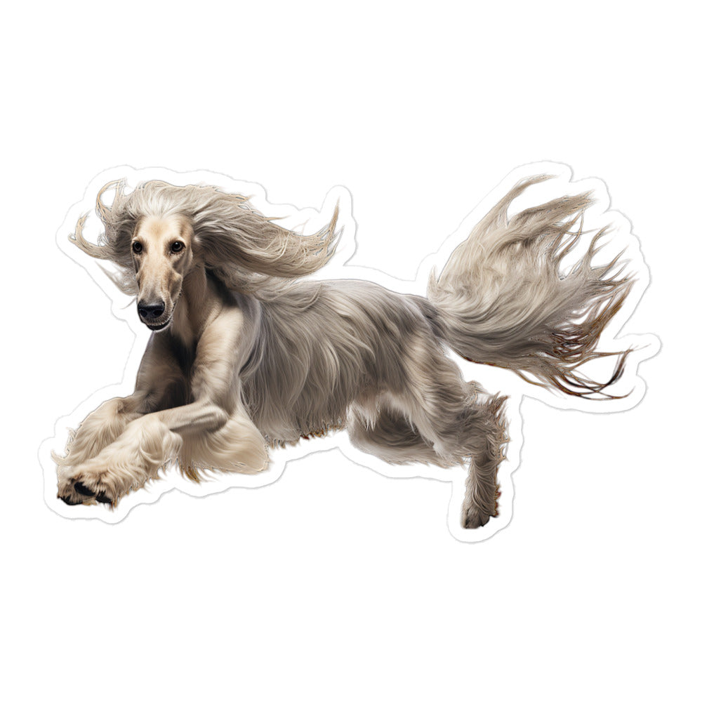 Afghan Hound Sticker - Stickerfy.ai