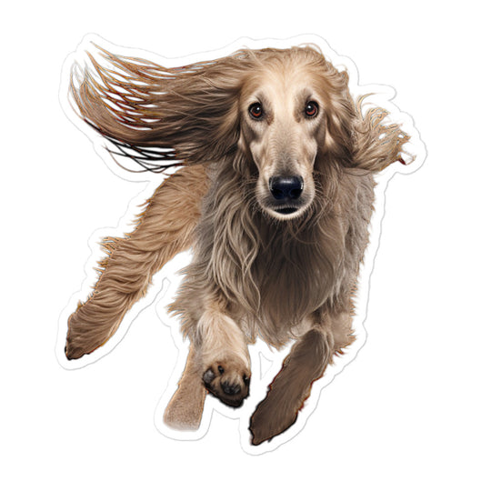 Afghan Hound Sticker - Stickerfy.ai