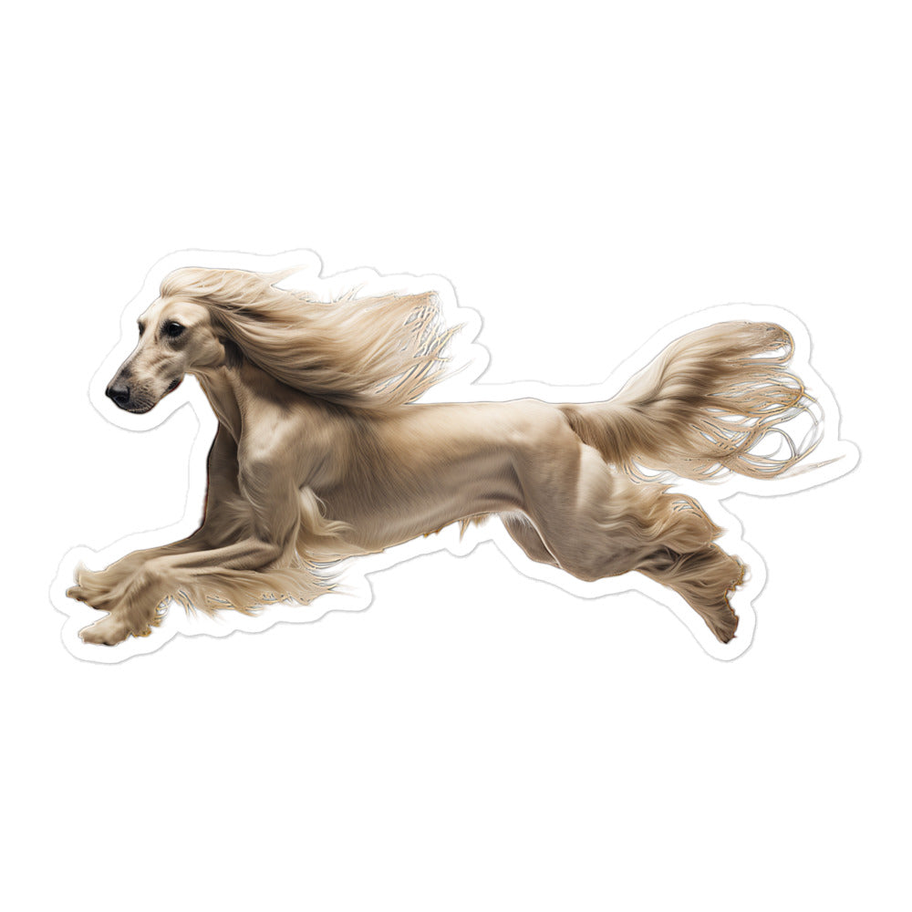 Afghan Hound Sticker - Stickerfy.ai