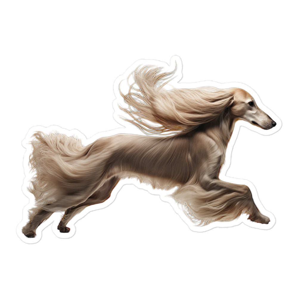 Afghan Hound Sticker - Stickerfy.ai