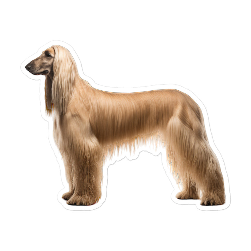 Afghan Hound Sticker - Stickerfy.ai