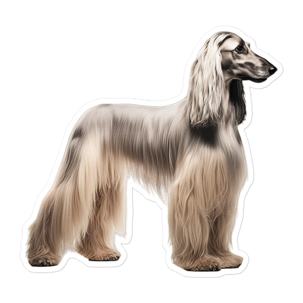 Afghan Hound Sticker - Stickerfy.ai