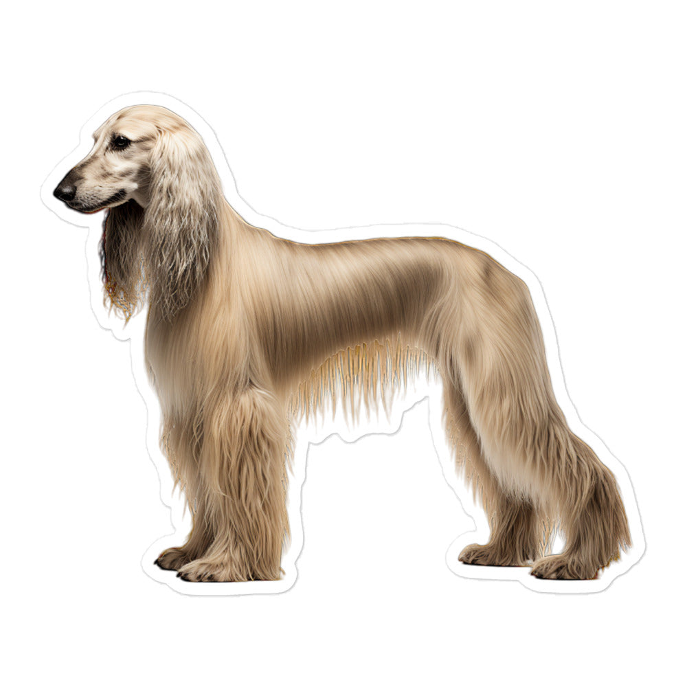 Afghan Hound Sticker - Stickerfy.ai