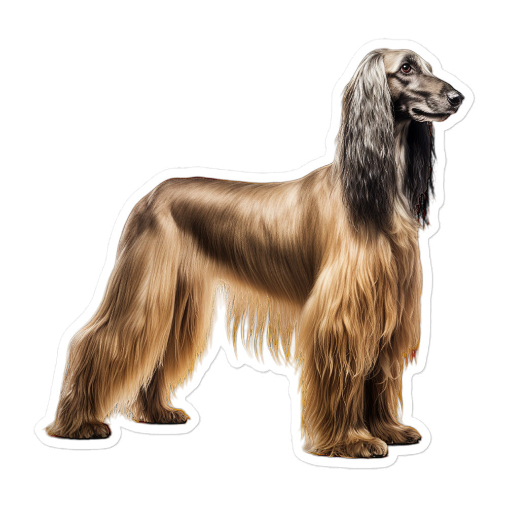 Afghan Hound Sticker - Stickerfy.ai