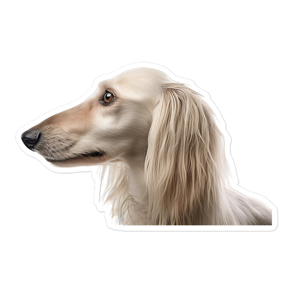 Afghan Hound Sticker - Stickerfy.ai