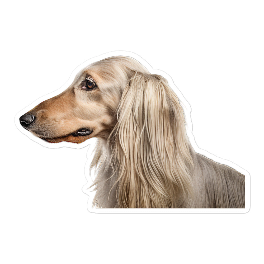 Afghan Hound Sticker - Stickerfy.ai