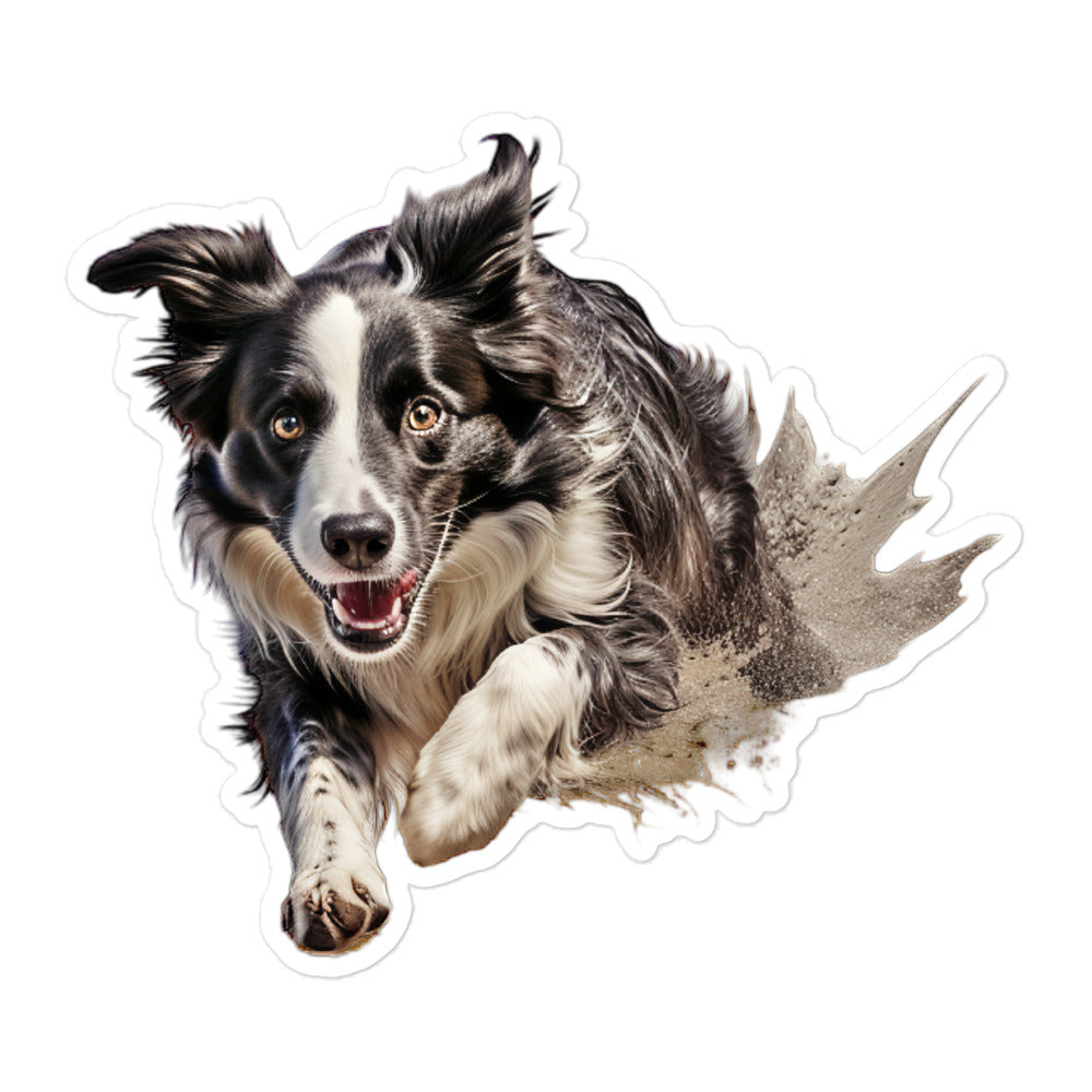 Border Collie Sticker - Stickerfy.ai