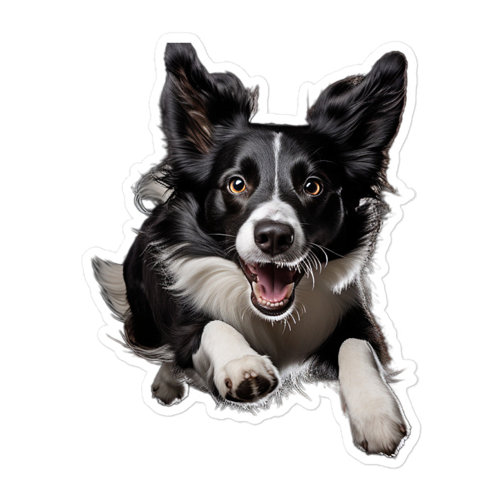 Border Collie Sticker - Stickerfy.ai