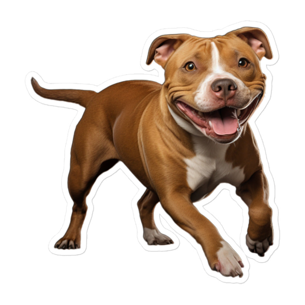 American Staffordshire Terrier Sticker - Stickerfy.ai