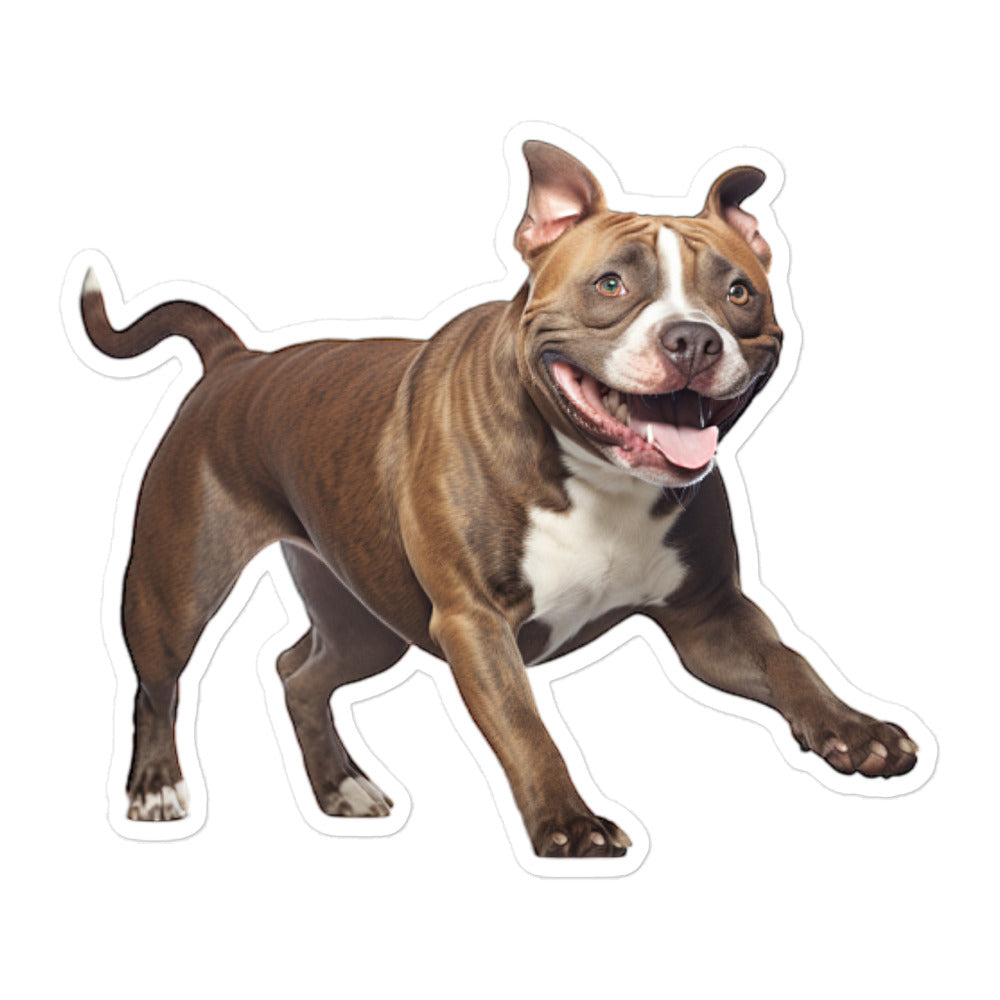 American Staffordshire Terrier Sticker - Stickerfy.ai