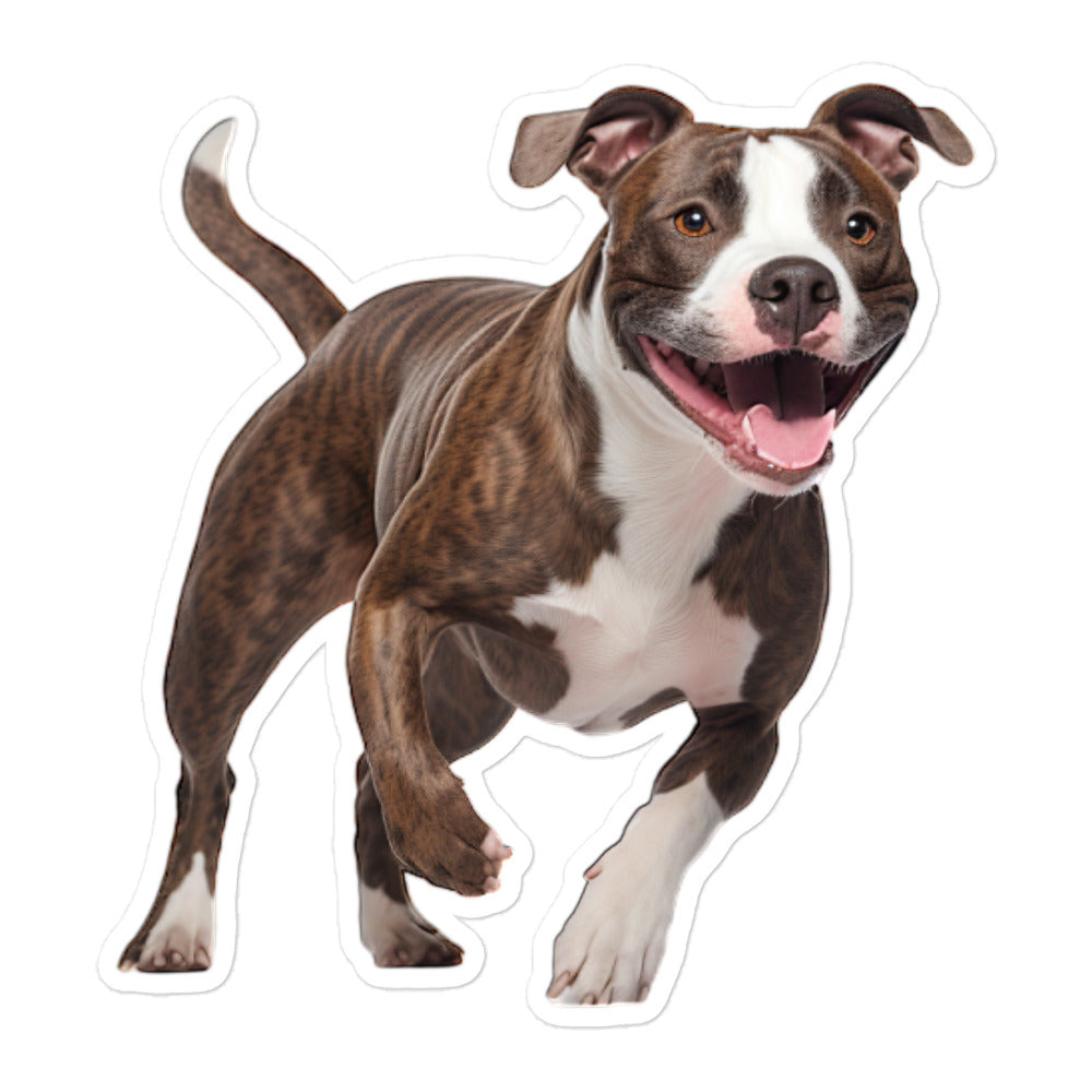 American Staffordshire Terrier Sticker - Stickerfy.ai