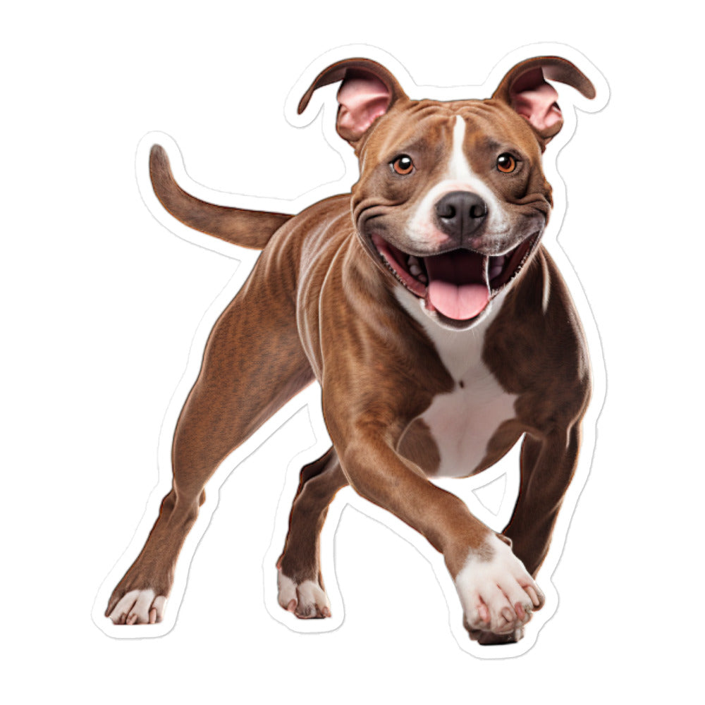 American Staffordshire Terrier Sticker - Stickerfy.ai