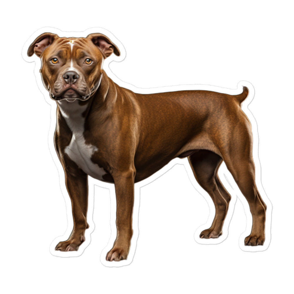 American Staffordshire Terrier Sticker - Stickerfy.ai